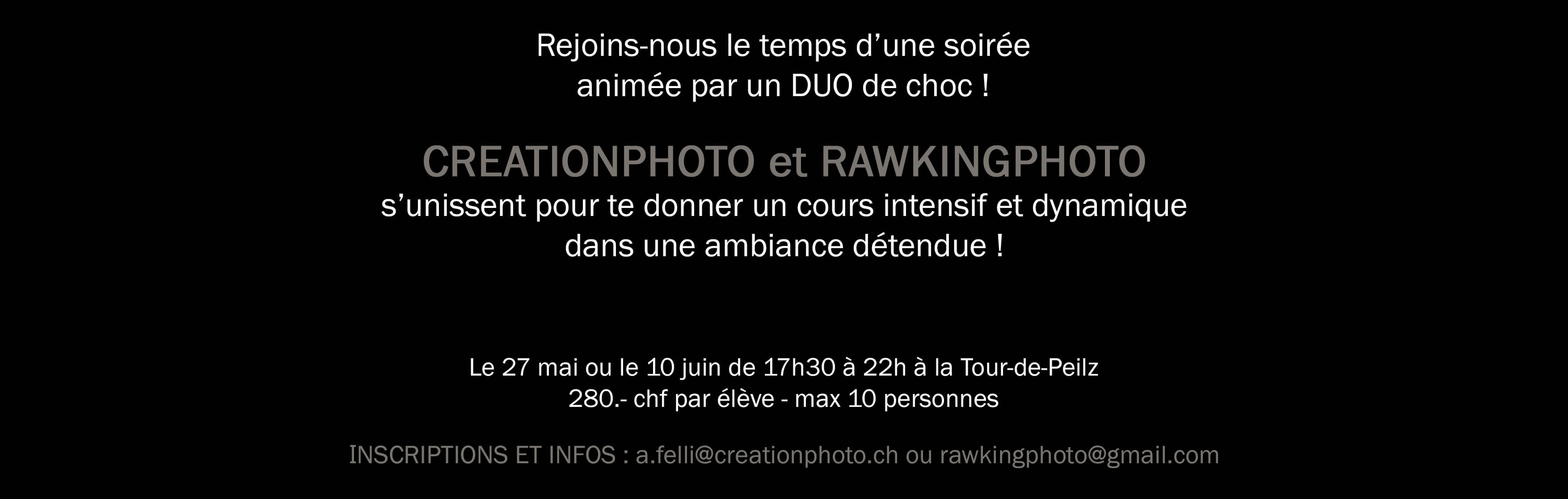 bannière cours photo débutant